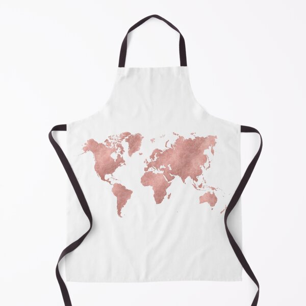 Item preview, World Map Rose Gold | Modern  World map | Gold World map | Stylish World map designed and sold by NORDIKART.