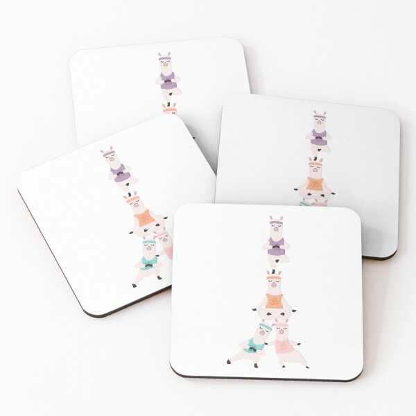 Item preview, Yoga Llamas Meditating Fun & Cute Yoga Llama Illustrations designed and sold by Moodthology.