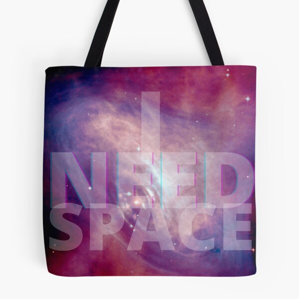 Item preview,  I Need Space - Red, Purple Galaxy 1 designed and sold by Quirkdom.