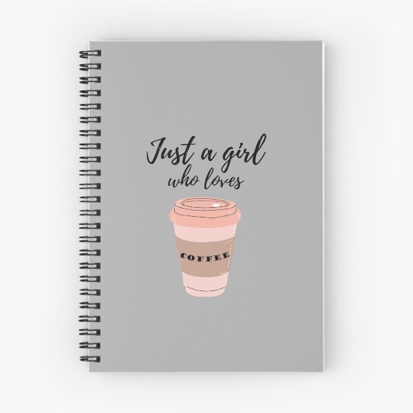 Item preview, Just A Girl Who Loves Coffee  designed and sold by Niranjana Aja.