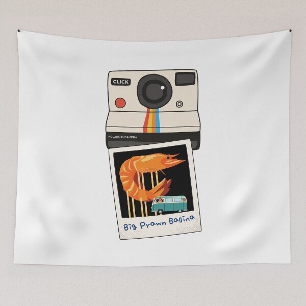 Item preview, Big Prawn Retro photo T-shirt design  designed and sold by Container  of Dreams.