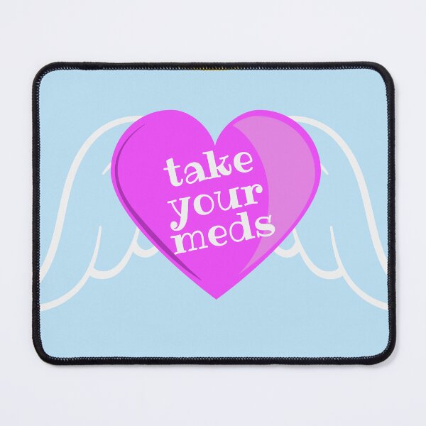 Item preview, take your meds heart wings designed and sold by quinnhopp.