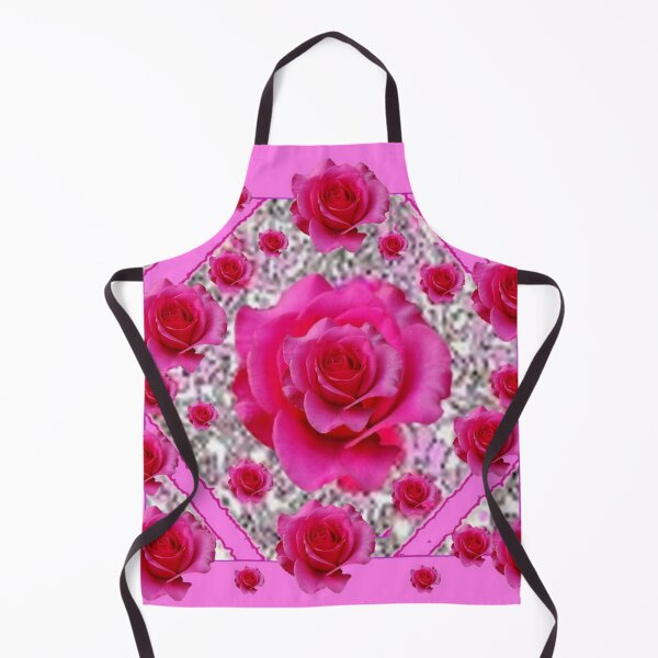 Item preview, FUCHSIA PINK ROSE GARDEN PINK ART ABSTRACT designed and sold by sharlesart.