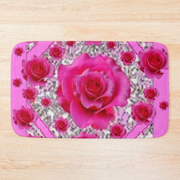 Item preview, FUCHSIA PINK ROSE GARDEN PINK ART ABSTRACT   designed and sold by sharlesart.