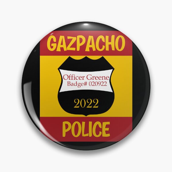 Item preview, Officer Greene Gazpacho Police designed and sold by PeachesMommy.