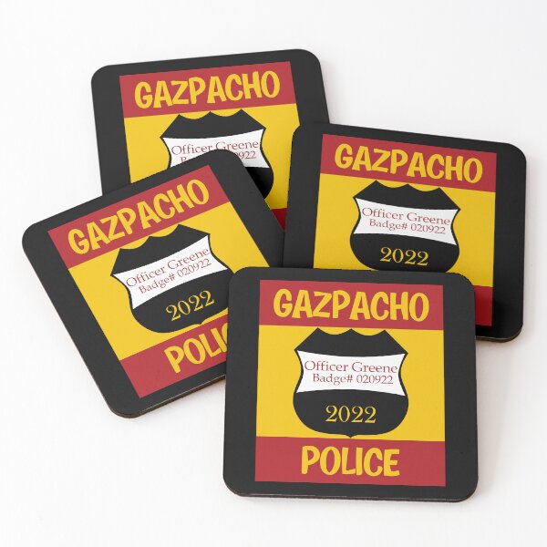 Item preview, Officer Greene Gazpacho Police designed and sold by PeachesMommy.