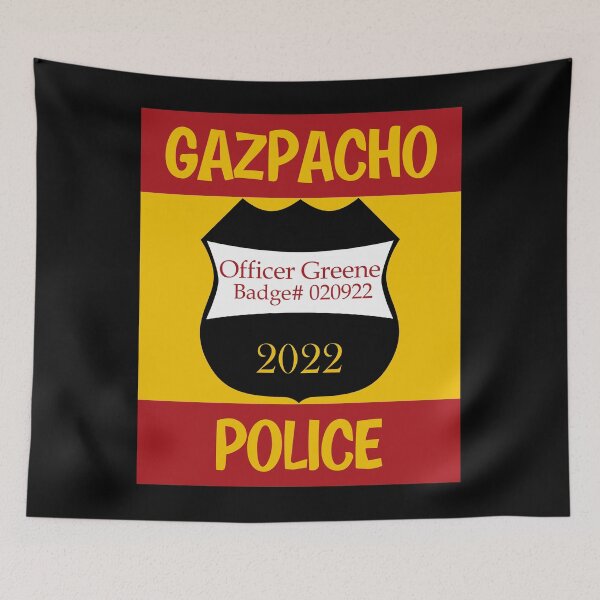 Item preview, Officer Greene Gazpacho Police designed and sold by PeachesMommy.