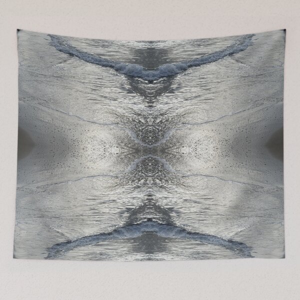 Item preview, Waves and reflections on the beach, sea water meets symmetry designed and sold by Adriana Mueller.