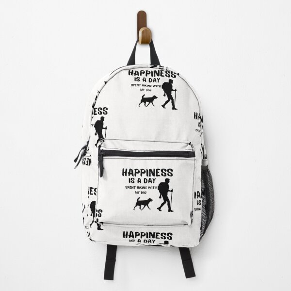 Item preview,  Happiness Is A Day Spent Hiking With My Dog -Gift for Happiness lover & Hiking & dogs. designed and sold by AMERZAGUE DESIGN.