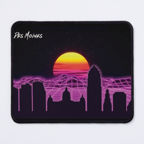 Item preview, Des Moines Skyline Neon Nights designed and sold by DFerraz.