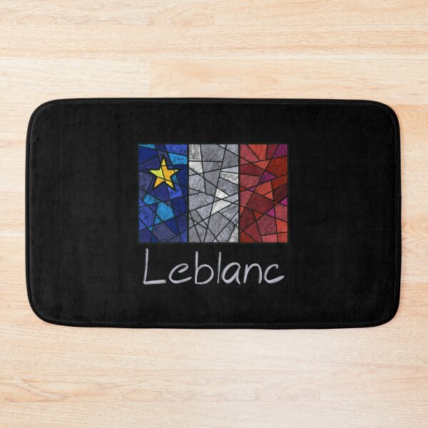Item preview, Acadian Flag pastel mosaic Leblanc - Drapeau acadien mosaïque pastel vitrail Leblanc  designed and sold by ColoursOfFrance.