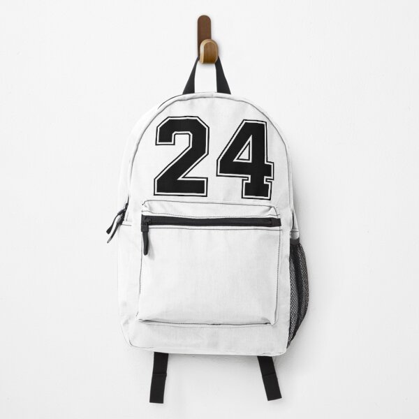 Item preview, 24 American Football Classic Vintage Sport Jersey Number in black number on white background for american football, baseball or basketball designed and sold by Marcin Adrian.