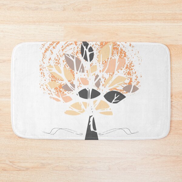 Item preview, Beige black and orange abstract flower art |  designed and sold by Vicsdesignsart.