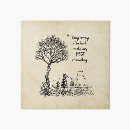 Item preview, Winnie the Pooh and friends ~ Doing Nothing designed and sold by SouthernSassArt.