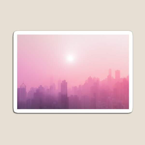 Item preview, Pink city skyline designed and sold by PinkMay.