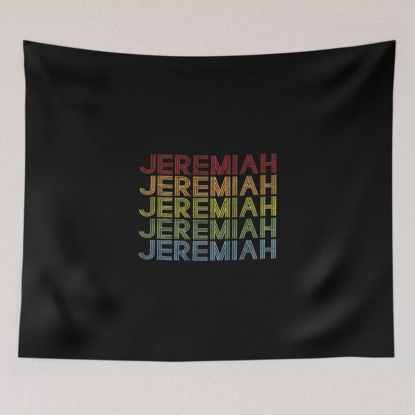 Item preview, Jeremiah Name T Shirt - Jeremiah Vintage Retro Jeremiah Name Gift Item Tee designed and sold by chezeva.