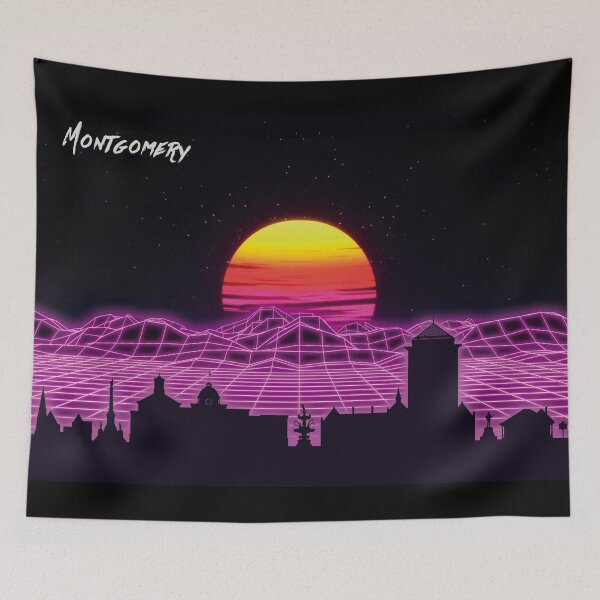 Item preview, Montgomery Skyline Neon Nights designed and sold by DFerraz.