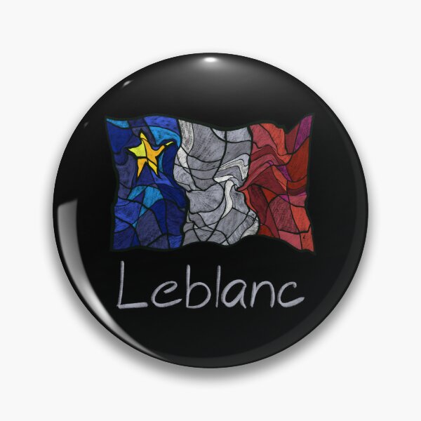 Item preview, Acadian Flag pastel liquid mosaic Leblanc  - Drapeau acadien mosaïque liquide pastel vitrail Leblanc  designed and sold by ColoursOfFrance.