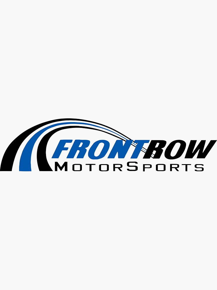 "Front Row, Motorsports" Sticker for Sale by Letscar Redbubble