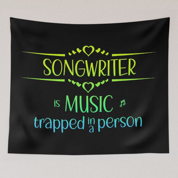 Item preview, Colorful, funny songwriter is music trapped in a person designed and sold by DeliriousSteve.