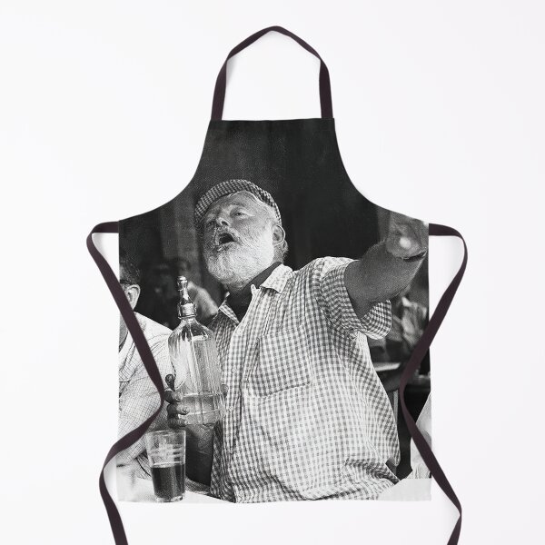 Item preview, Hemingway at Bar, Black and White, Vintage Wall Art designed and sold by modernretro.