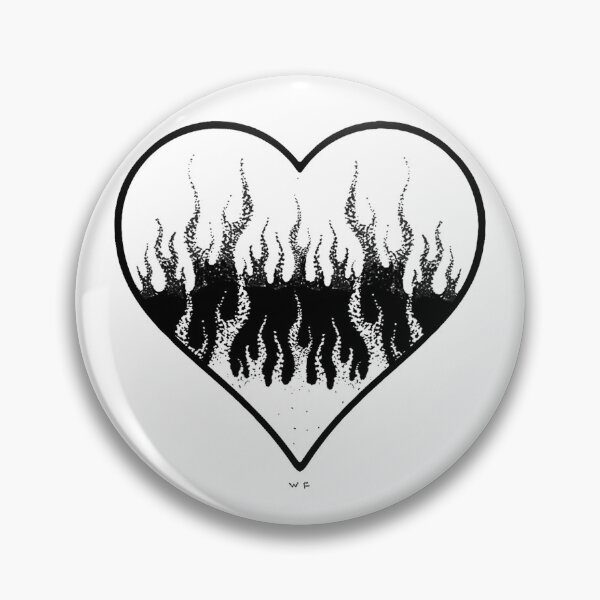 Item preview, Flaming Heart designed and sold by Willfinchdesign.