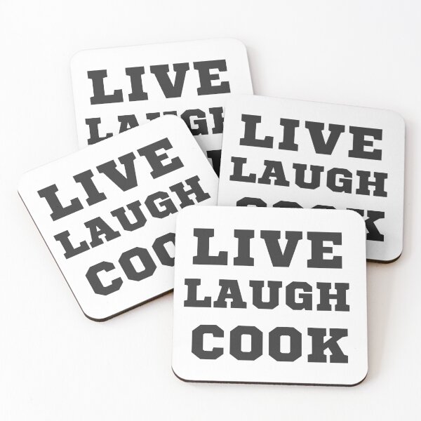 Item preview, Live laugh cook designed and sold by JUSTDOIT ⭐⭐⭐⭐⭐.