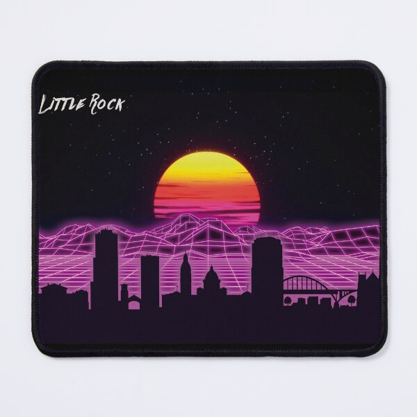 Item preview, Little Rock Skyline Neon Nights designed and sold by DFerraz.