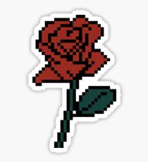 ROSE PIXEL ART Sticker