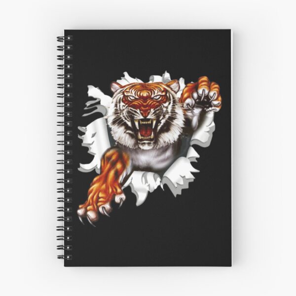 Item preview, TIGER BREAKING THROUGH STICKER designed and sold by VaLdoShop.