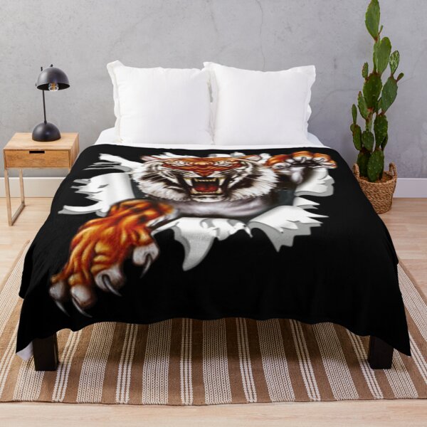 Item preview, TIGER BREAKING THROUGH STICKER designed and sold by VaLdoShop.