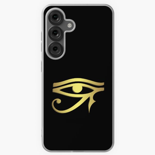 Item preview, Eye of horus Egyptian symbol on black background  designed and sold by pixxart.