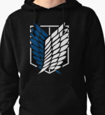 Shingeki no kyojin logo Pullover Hoodie