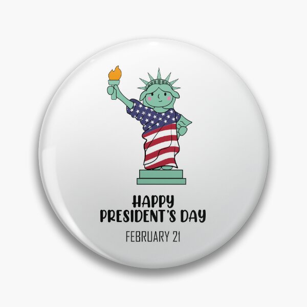 Item preview, Happy Presidents' Day on February 21st with the statue of liberty designed and sold by Martapp.