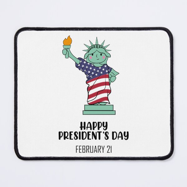 Item preview, Happy Presidents' Day on February 21st with the statue of liberty designed and sold by Martapp.