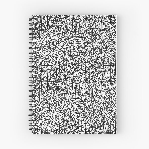 Item preview, black lines, dots pattern white background designed and sold by SolArt88.