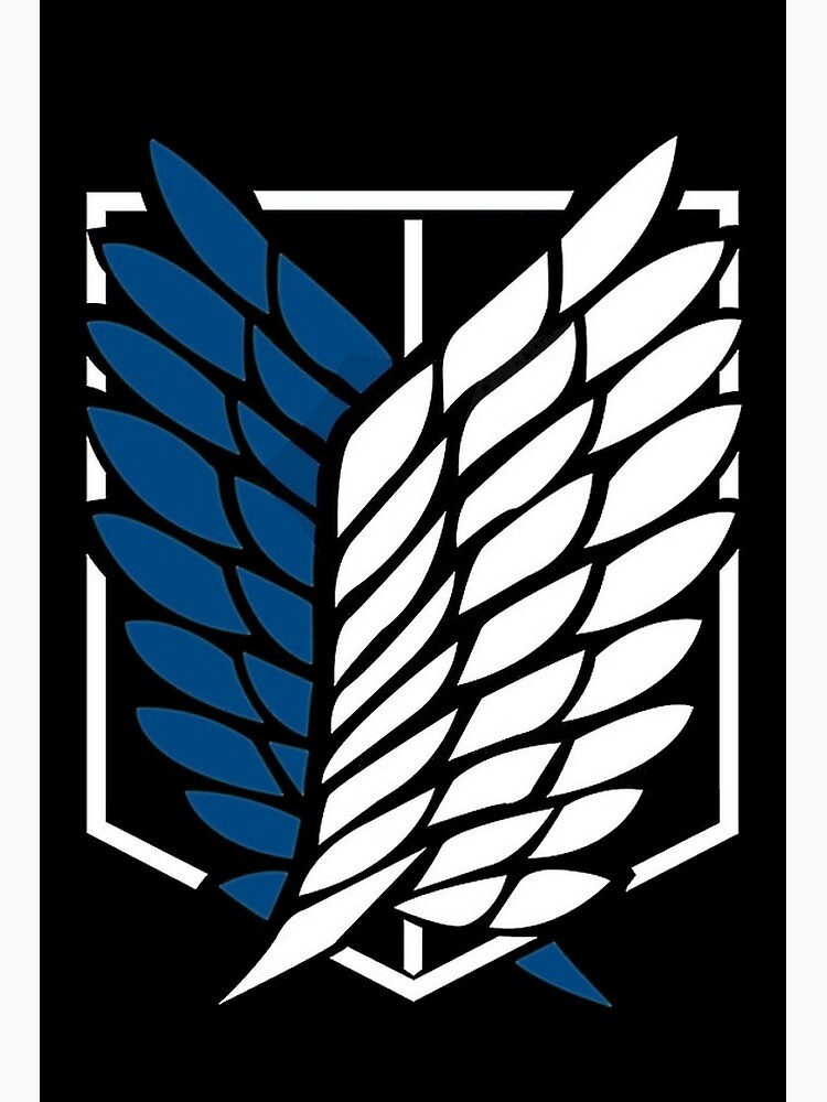 Shingeki No Kyojin Logo Art Board Print By Cactusanimated Redbubble