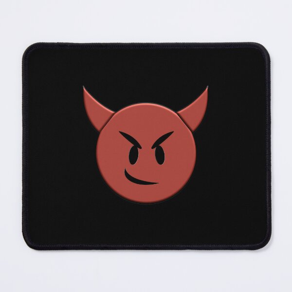 smiling red DEVIL emoji Sticker for Sale by ZoserStyle