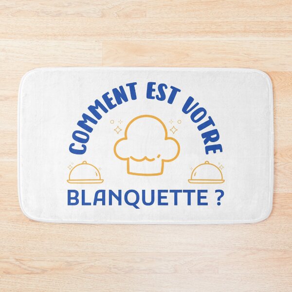 Item preview, COMMENT EST VOTRE BLANQUETTE ?, vector illustration designed and sold by Drago Art.