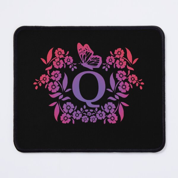 Item preview, Ornamental Letter Q, Purple And Red Heart Butterfly, Gold Monogram Ornament designed and sold by PROMEN Creativity.