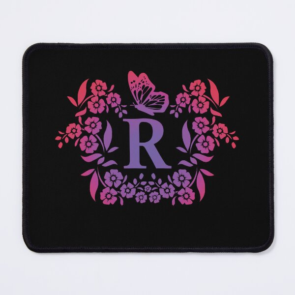 Item preview, Ornamental Letter R, Purple And Red Heart Butterfly, Gold Monogram Ornament designed and sold by PROMEN Creativity.