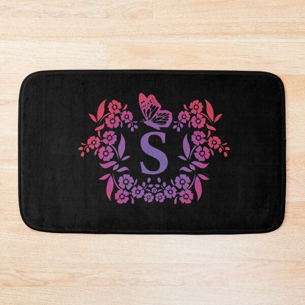 Item preview, Ornamental Letter S, Purple And Red Heart Butterfly, Gold Monogram Ornament designed and sold by PROMEN Creativity.