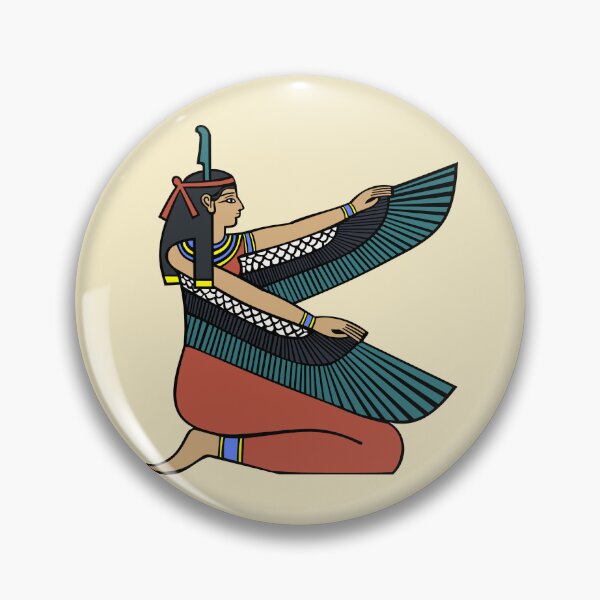 Item preview, Egyptian goddess maat with wings designed and sold by pixxart.