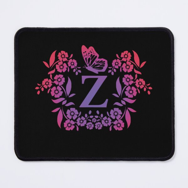 Item preview, Ornamental Letter Z, Purple And Red Heart Butterfly, Gold Monogram Ornament designed and sold by PROMEN Creativity.