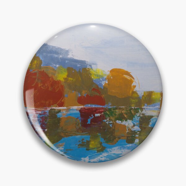 Item preview, Autumn impression by a lake designed and sold by Rebekah Gavra.
