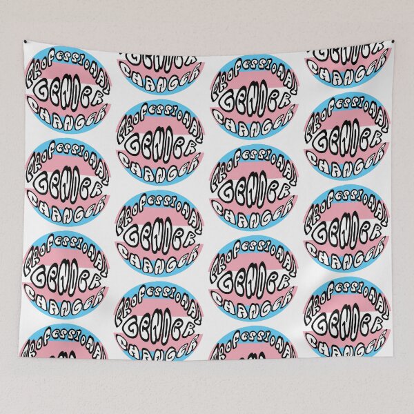 Item preview, professional gender changer trans flag designed and sold by annoyingarts.