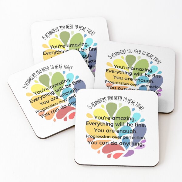 Item preview, Colorful Raindrop Motivational Words designed and sold by JanesCreations.