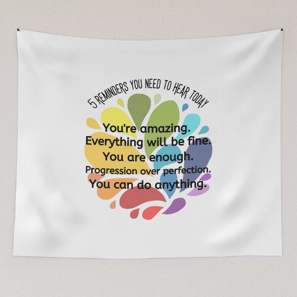 Item preview, Colorful Raindrop Motivational Words designed and sold by JanesCreations.