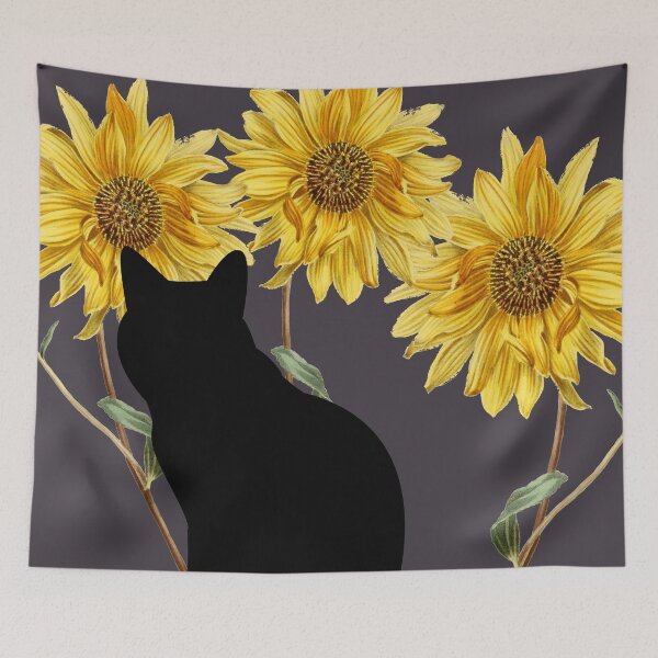 Item preview, You Are My Sunshine Cat Sunflower designed and sold by SunfullyYours.