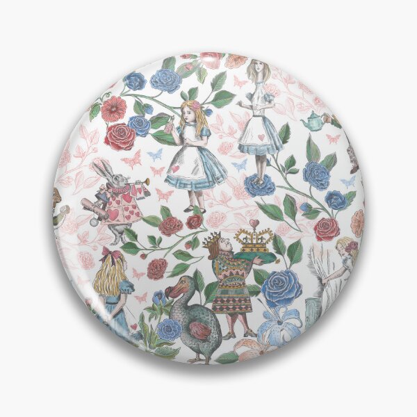 Item preview, Vintage Alice In Wonderland Collage Decoupage & Florals designed and sold by Moodthology.